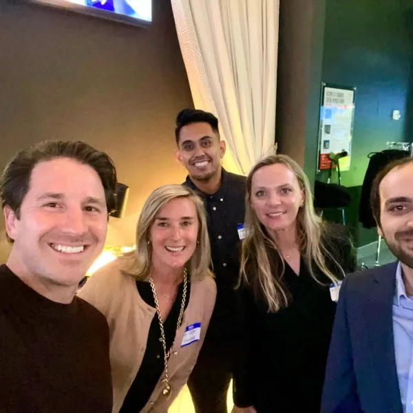 Natallia Hunik at the Flipside/Snowflake networking event. 2025